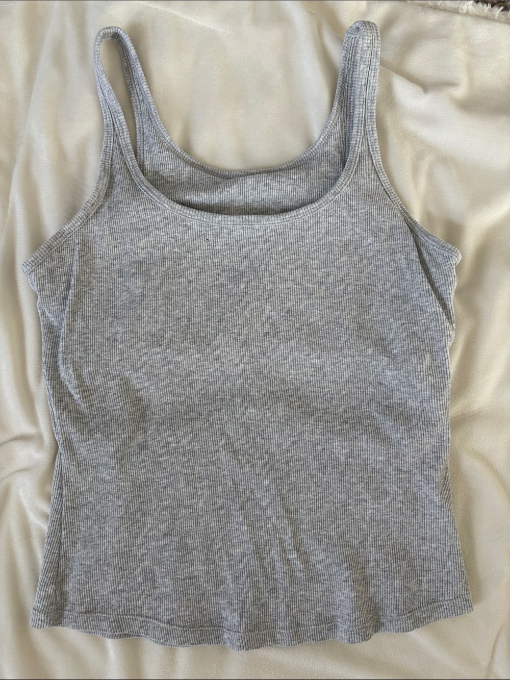 $5💕 Women's Ribbed Tank Top With Built in bra